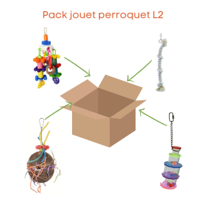 Pack jouet perroquet L2