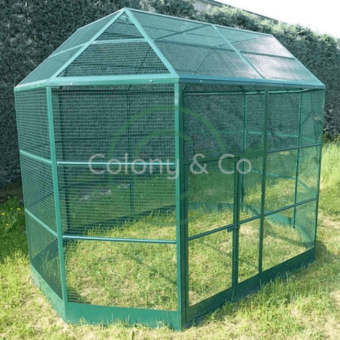 Volière extérieur volière jardin cage 3m² OISEAU exotique